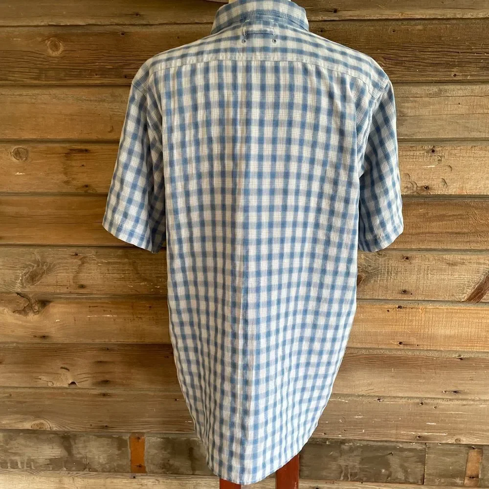 North Face Button Down Shirt Size L EUC
